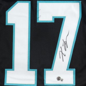 Xavier Legette Carolina Panthers Signed Custom Black Jersey- Beckett COA