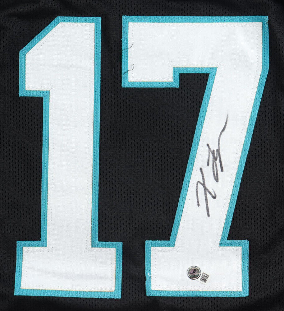 Xavier Legette Carolina Panthers Signed Custom Black Jersey- Beckett COA