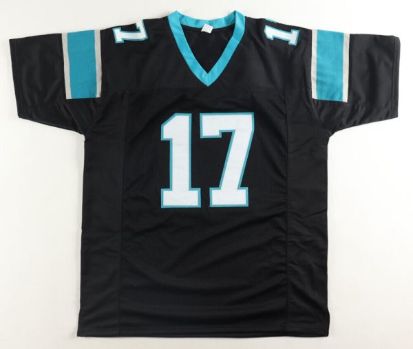 Xavier Legette Carolina Panthers Signed Custom Black Jersey- Beckett COA