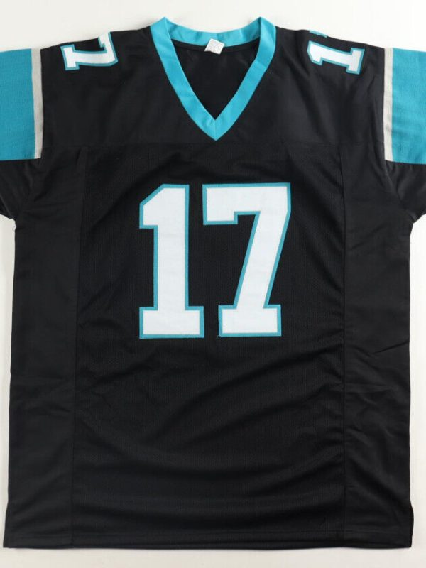 Xavier Legette Carolina Panthers Signed Custom Black Jersey- Beckett COA