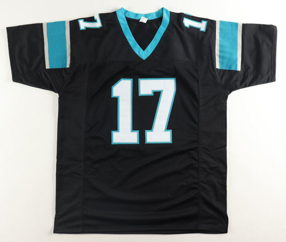 Xavier Legette Carolina Panthers Signed Custom Black Jersey- Beckett COA