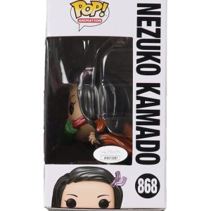 ABBY TROTT SIGNED AUTOGRAPHED DEMON SLAYER NEZUKO KAMADO 868 FUNKO POP JSA COA