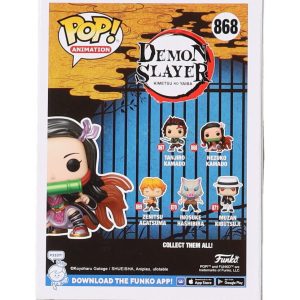 ABBY TROTT SIGNED AUTOGRAPHED DEMON SLAYER NEZUKO KAMADO 868 FUNKO POP JSA COA