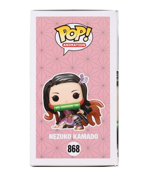 ABBY TROTT SIGNED AUTOGRAPHED DEMON SLAYER NEZUKO KAMADO 868 FUNKO POP JSA COA