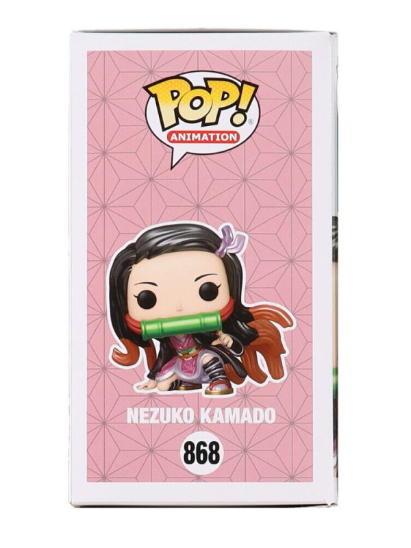 ABBY TROTT SIGNED AUTOGRAPHED DEMON SLAYER NEZUKO KAMADO 868 FUNKO POP JSA COA