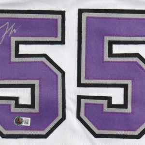 Jason Williams Autographed/Signed Jersey Sacramento Kings Beckett Sticker COA