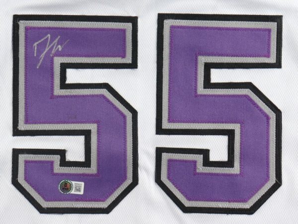 Jason Williams Autographed/Signed Jersey Sacramento Kings Beckett Sticker COA