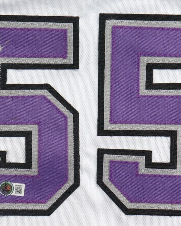 Jason Williams Autographed/Signed Jersey Sacramento Kings Beckett Sticker COA
