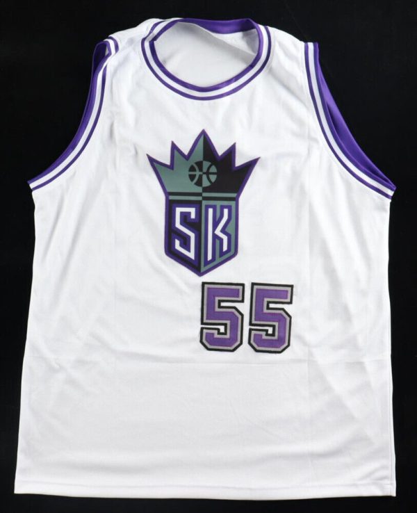 Jason Williams Autographed/Signed Jersey Sacramento Kings Beckett Sticker COA