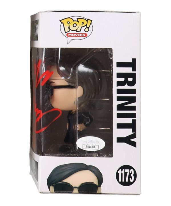 Funko Pop! Vinyl: The Matrix - Trinity #1173 Signed By Carrie-Ann Moss With JSA