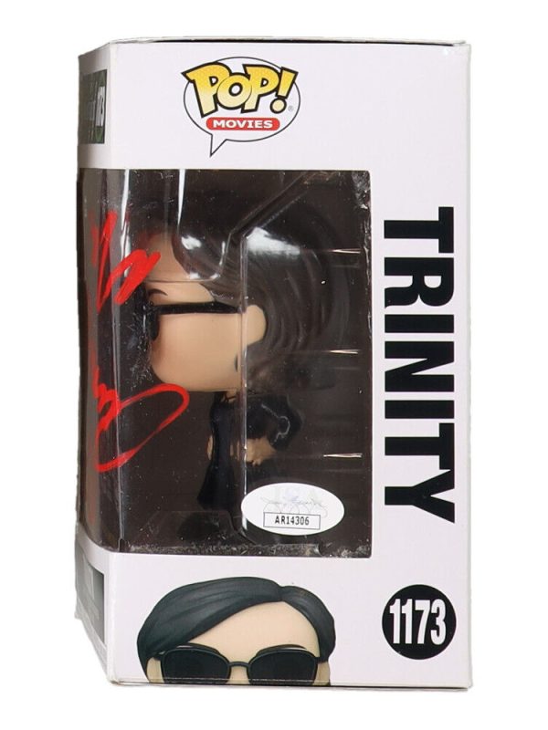 Funko Pop! Vinyl: The Matrix - Trinity #1173 Signed By Carrie-Ann Moss With JSA