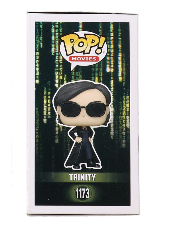 Funko Pop! Vinyl: The Matrix - Trinity #1173 Signed By Carrie-Ann Moss With JSA