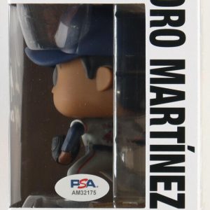 PEDRO MARTINEZ Signed Stadium Giveaway Funko POP! Baseball #55 Soft Case JSA COA