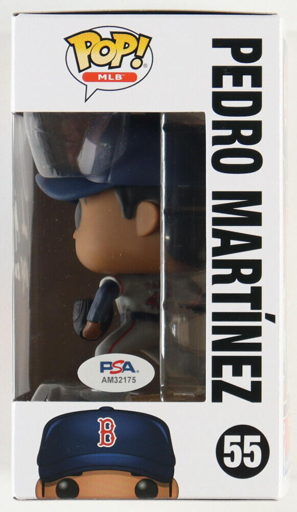 PEDRO MARTINEZ Signed Stadium Giveaway Funko POP! Baseball #55 Soft Case JSA COA