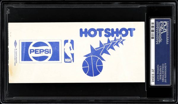 1977 Julius Erving Signed Inscribed MVP NBA All-Star Game Ticket Stub - PSA