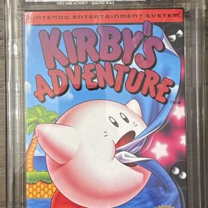 1993 Nintendo NES Kirby's Adventure Graded VGA 85 NM+ New Complete In Box