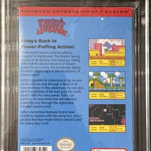 1993 Nintendo NES Kirby's Adventure Graded VGA 85 NM+ New Complete In Box