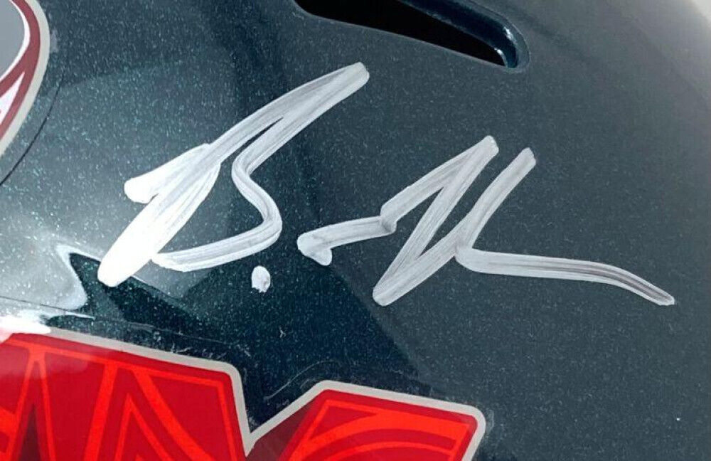 Brandon Graham Signed Eagles Super Bowl LIX Full-Size Speed Helmet Beckett