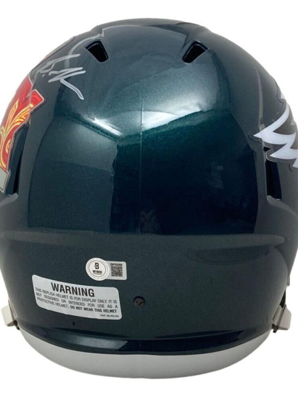 Brandon Graham Signed Eagles Super Bowl LIX Full-Size Speed Helmet Beckett