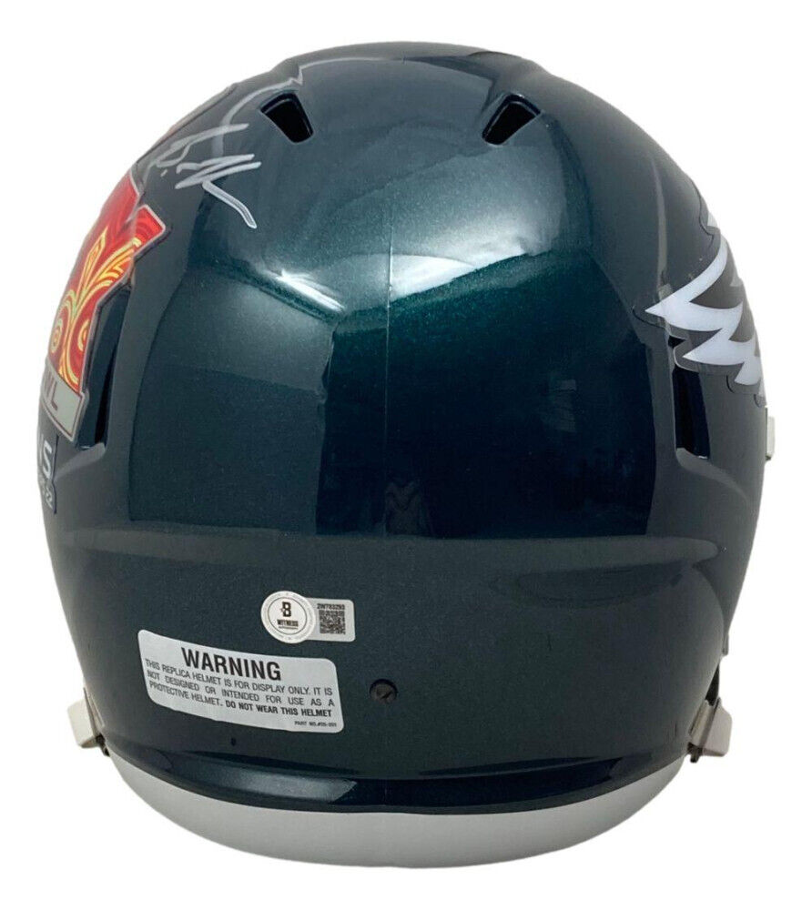 Brandon Graham Signed Eagles Super Bowl LIX Full-Size Speed Helmet Beckett