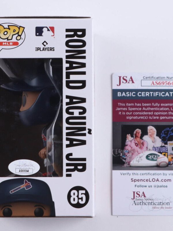 Ronald Acuna Jr. Signed Autograped Funko POP #85 JSA COA Atlanta Braves
