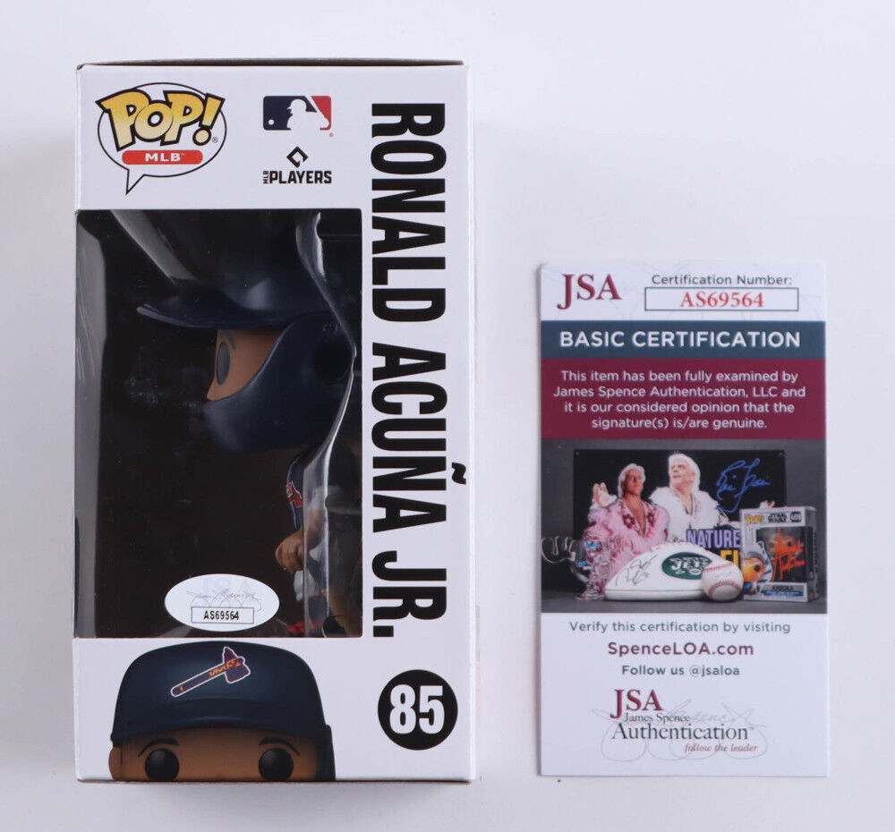 Ronald Acuna Jr. Signed Autograped Funko POP #85 JSA COA Atlanta Braves