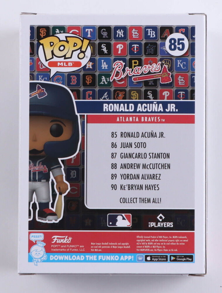 Ronald Acuna Jr. Signed Autograped Funko POP #85 JSA COA Atlanta Braves