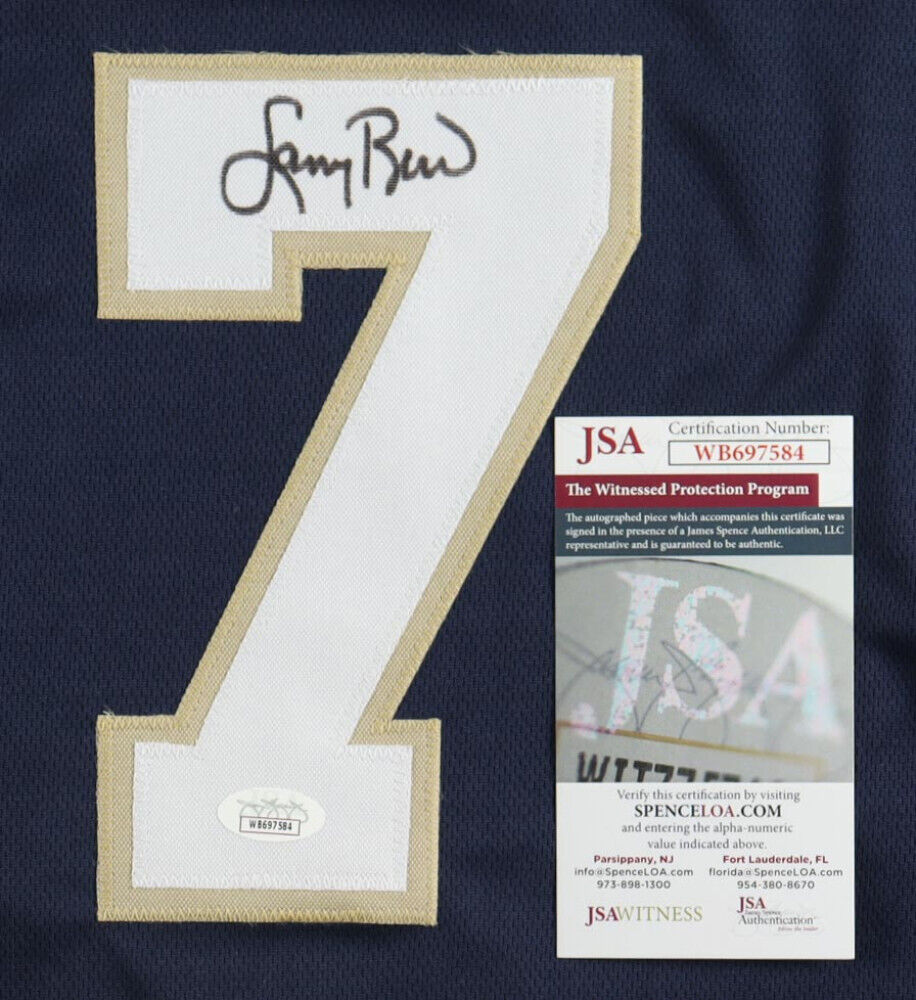 Larry Bird Signed Team USA White Basketball Jersey (JSA)