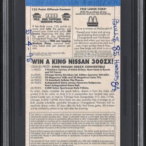 1995 Michael Jordan 1st/Only Playoff Series Win Wearing #45 Ticket Stub PSA