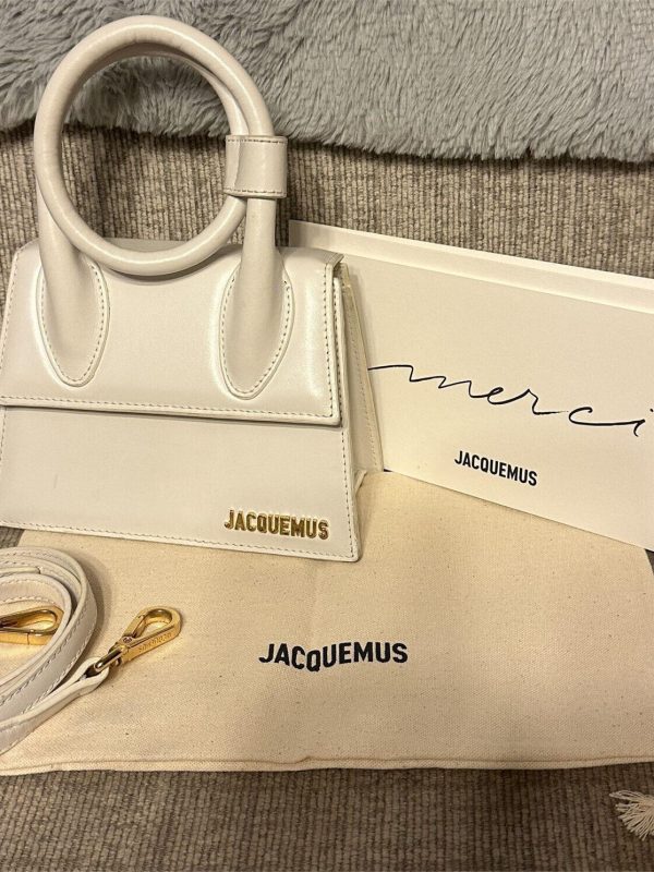 Jacquemus Le grand Chiquito Top Handle Bag Ivory