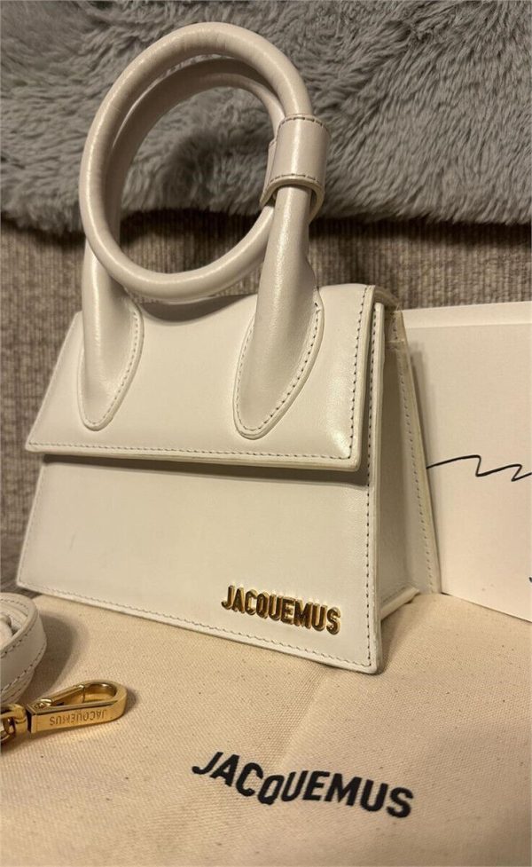Jacquemus Le grand Chiquito Top Handle Bag Ivory