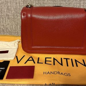 Valentino By Mario Valentino Red Bag with complete accessories and Dust Bag