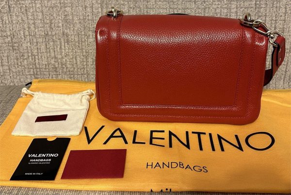 Valentino By Mario Valentino Red Bag with complete accessories and Dust Bag