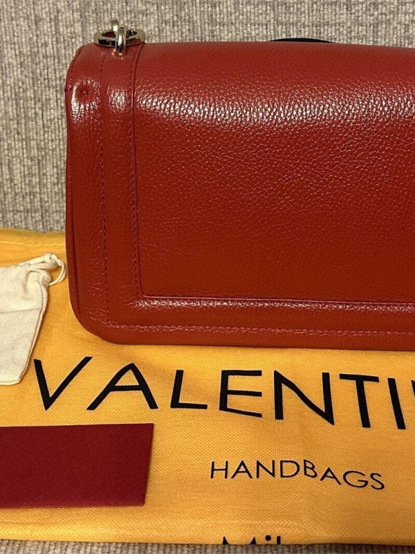 Valentino By Mario Valentino Red Bag with complete accessories and Dust Bag