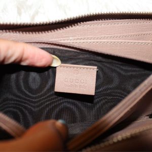 Vintage GUCCI Long Wallet with authentication.