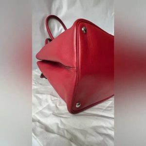 PRADA Re Edition 1995 Leather Red Bag