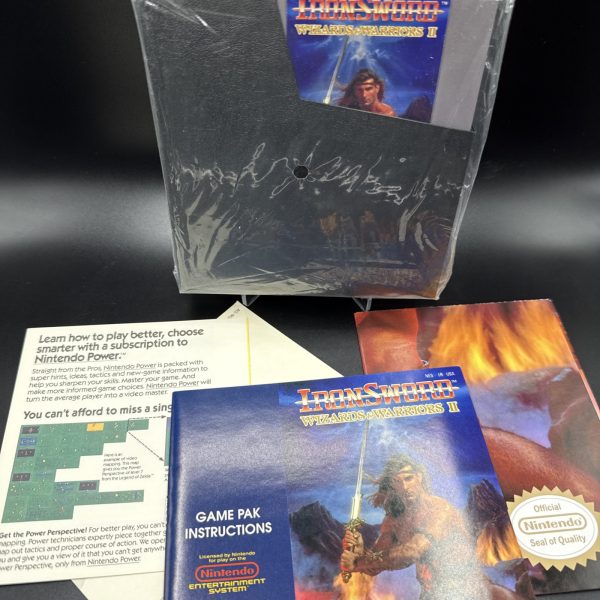 IronSword: Wizards & Warriors II (Nintendo Entertainment System, 1989) Complete