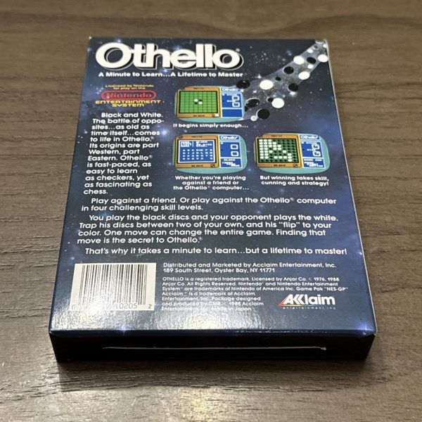 Othello Complete in Box.(Nintendo Entertainment System, 1988)