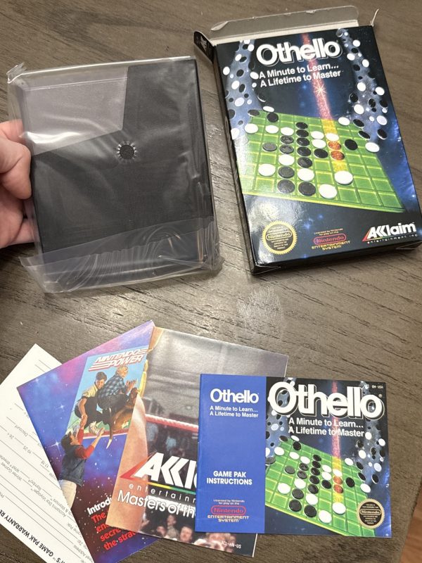 Othello Complete in Box.(Nintendo Entertainment System, 1988)