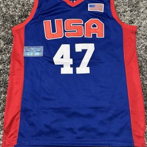 Donald Trump Autographed POTUS Signed Team USA Basketball Jersey XL With COA