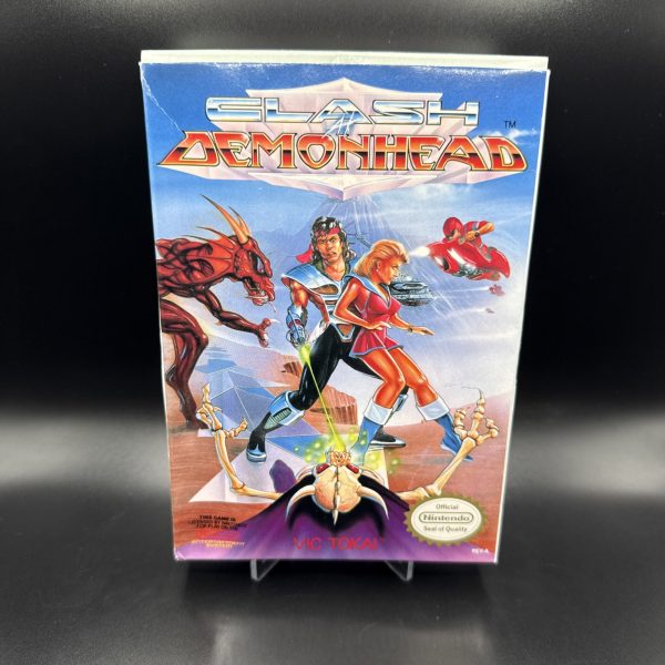 NES: Clash at Demonhead - Nintendo - 1990 - CIB - Tested & All Original Inserts