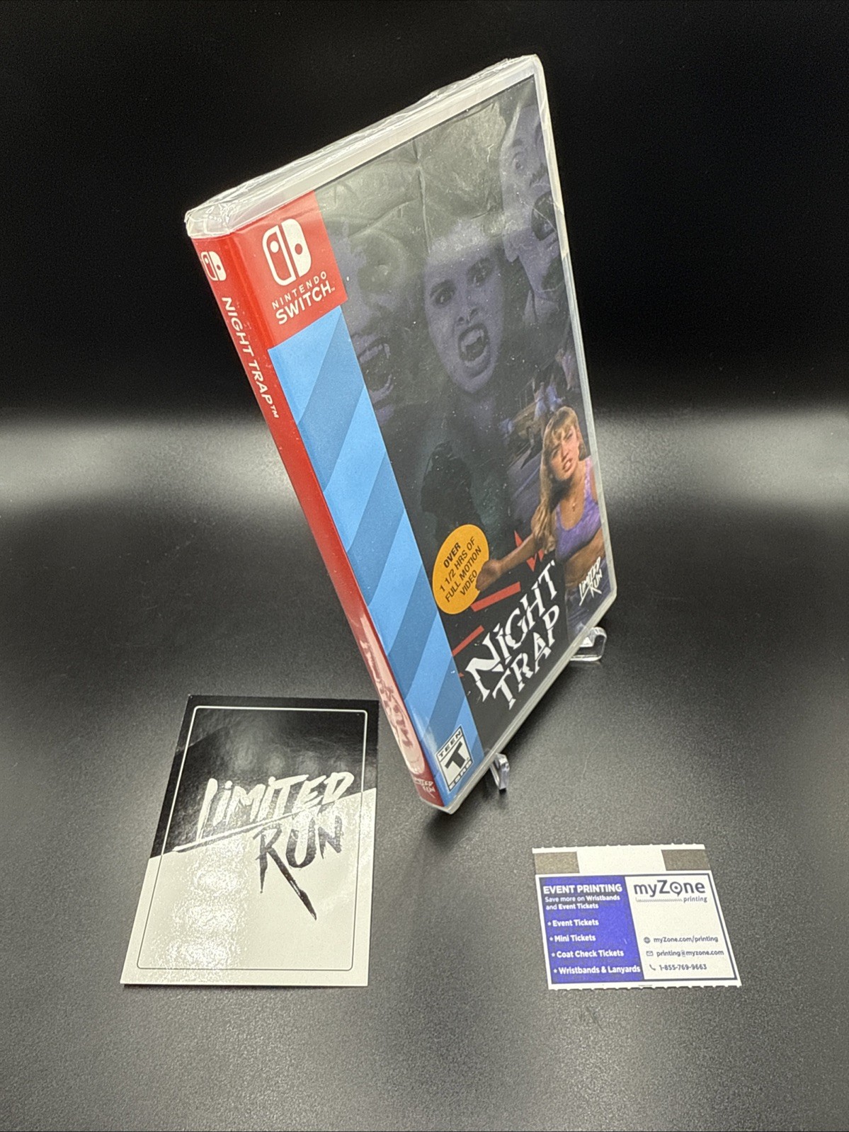 Night Trap: Classic Cover Variant - Limited Run (Switch) SEALED NEW With Extras