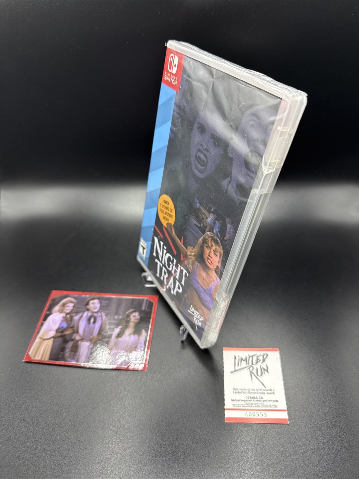 Night Trap: Classic Cover Variant - Limited Run (Switch) SEALED NEW With Extras