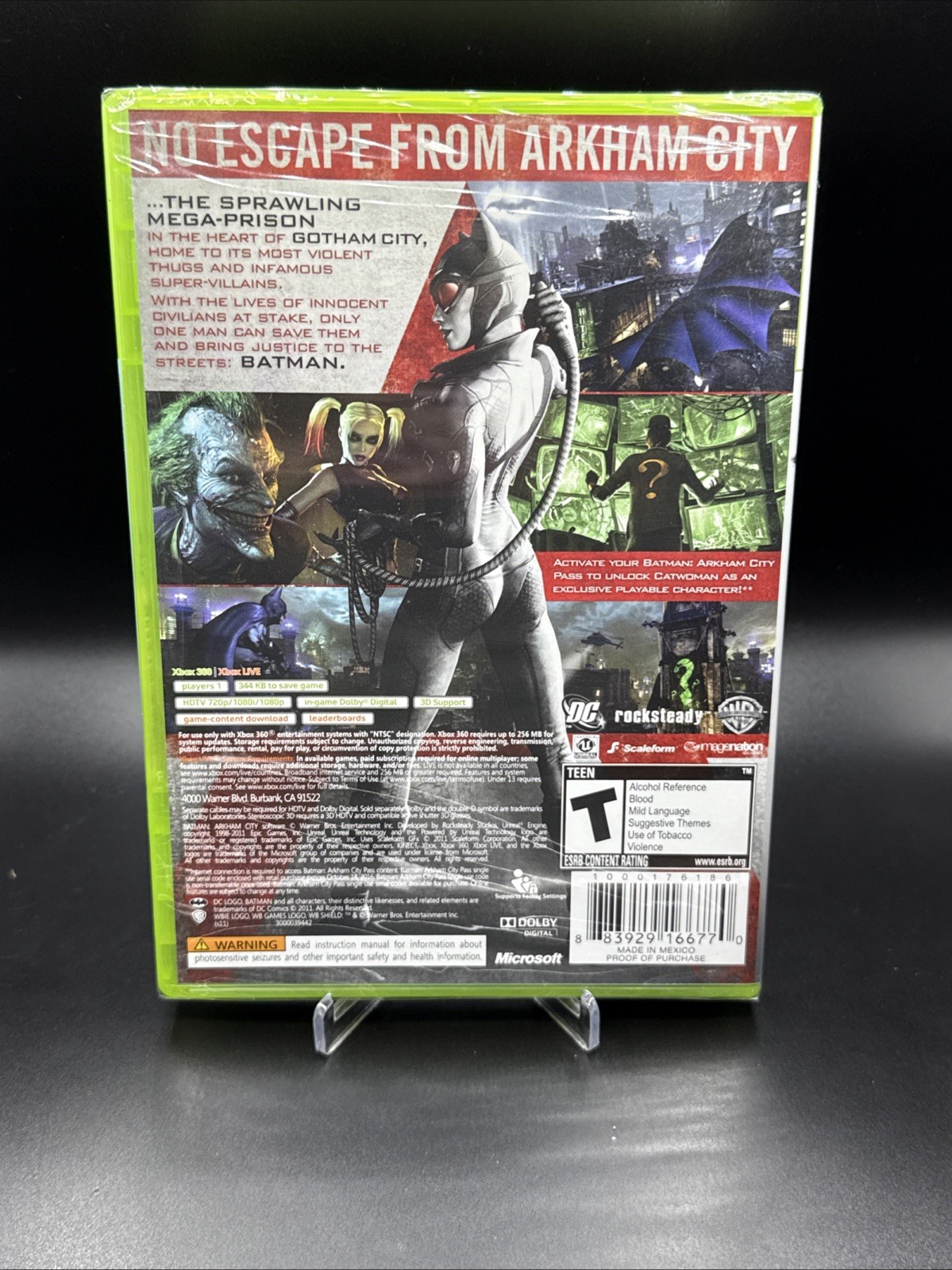 Batman: Arkham City (Microsoft Xbox 360) Brand New & Factory Sealed