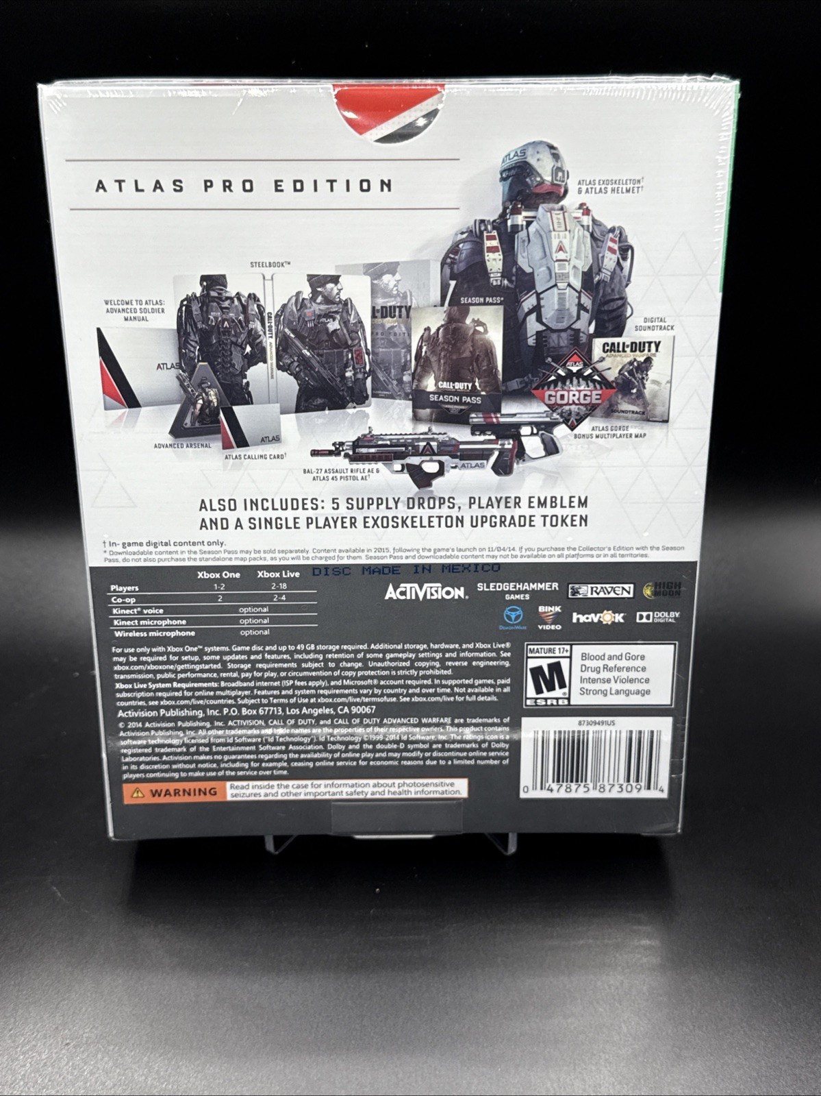 Call of Duty Advanced Warfare Xbox One Atlas Pro Edition Series X New SEALED