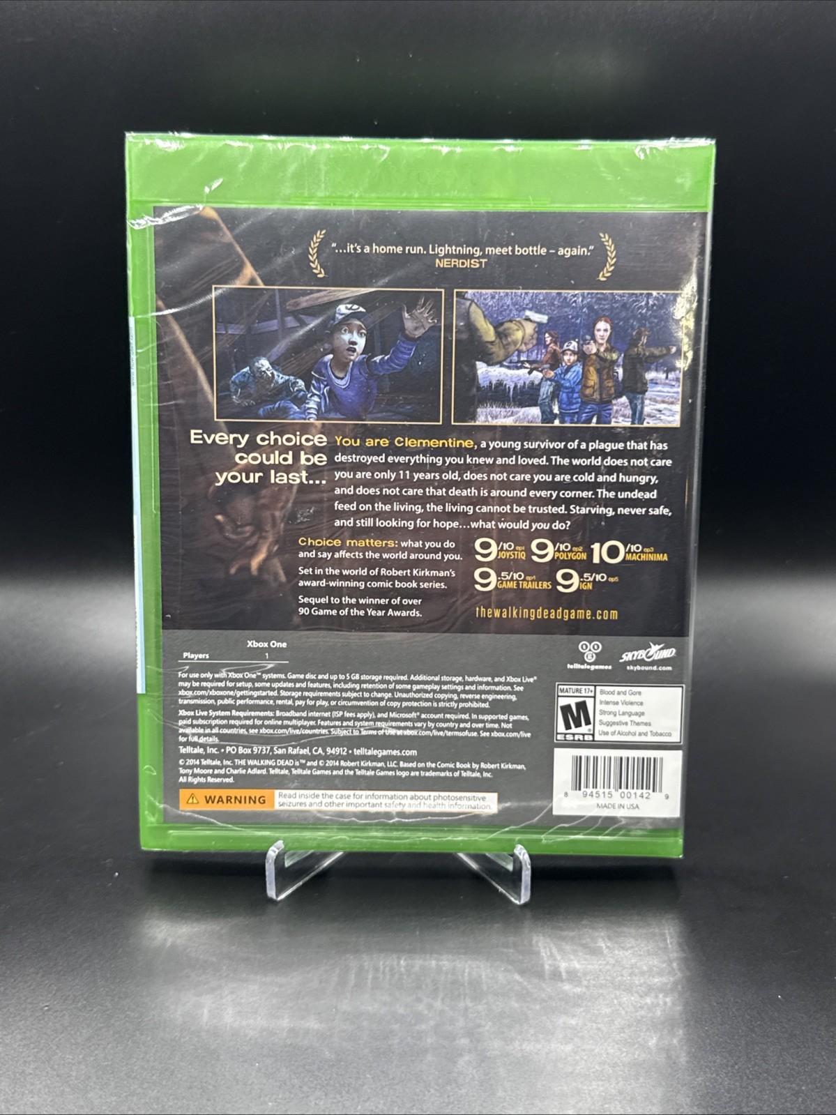The Walking Dead: Season Two (Microsoft Xbox One, 2014) NEW, FACTORY SEALED!