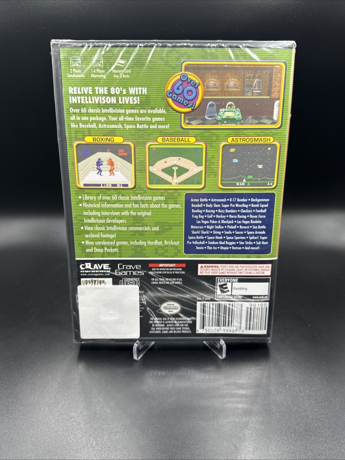 Intellivision Lives for Nintendo GameCube **BRAND NEW**