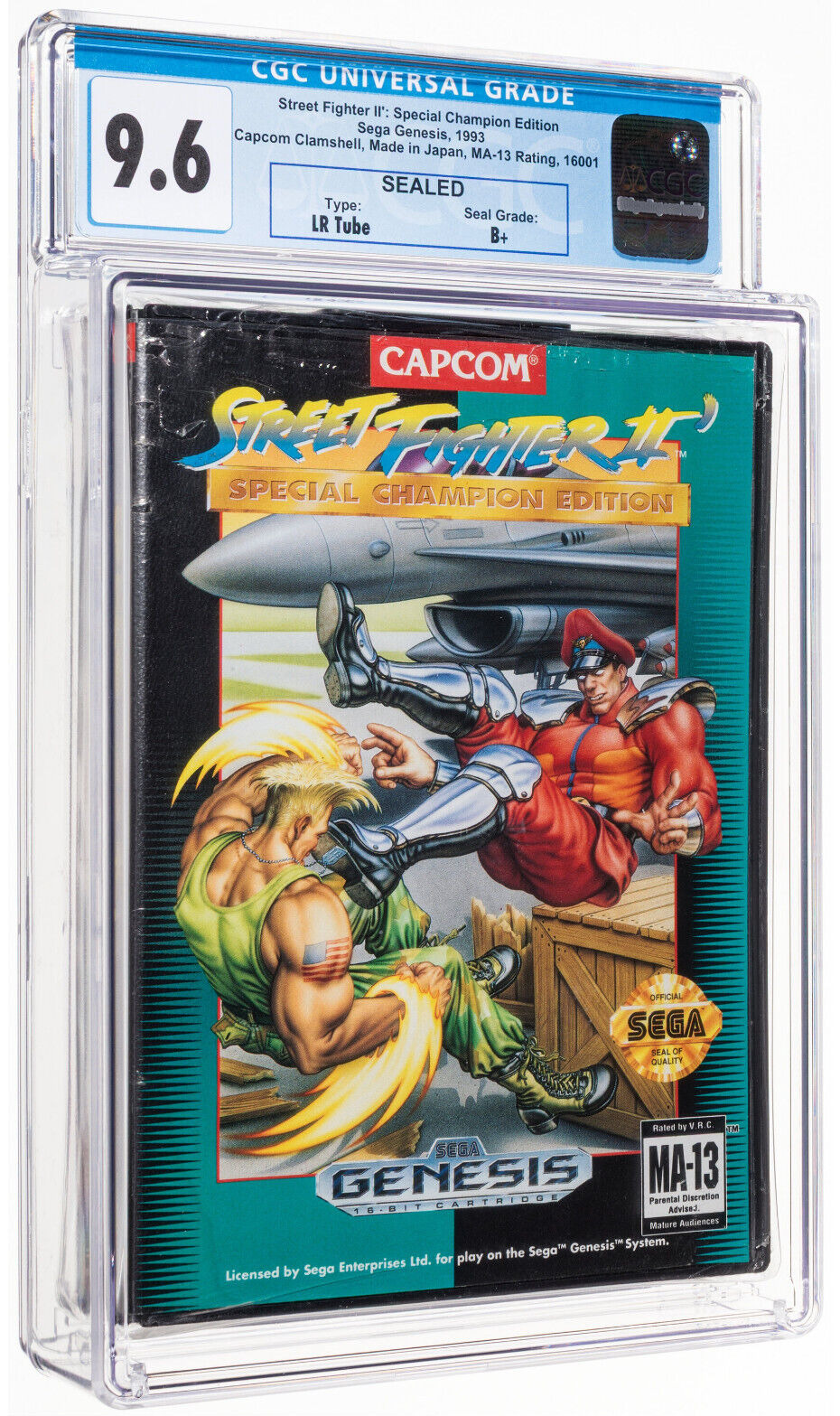 Street Fighter II Special Champion Edition Sega Genesis Sealed CGC 9.6