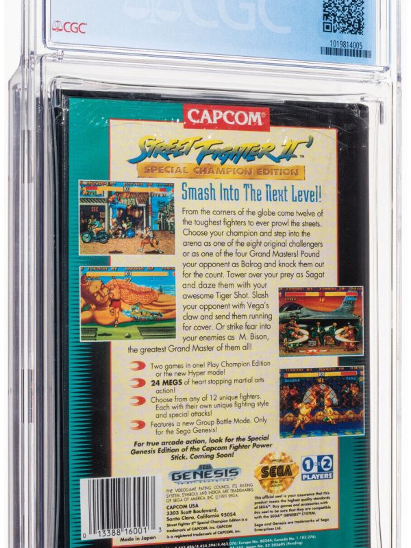 Street Fighter II Special Champion Edition Sega Genesis Sealed CGC 9.6