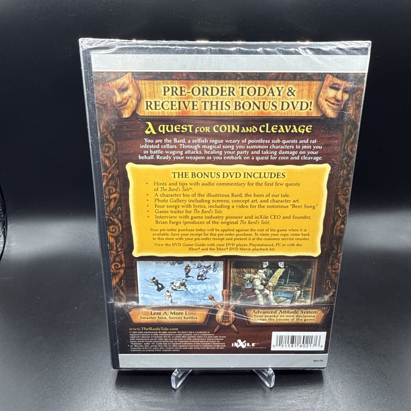 Promo Bards Take Xbox PlayStation Bonus DVD Brand New Sealed Not For Resale
